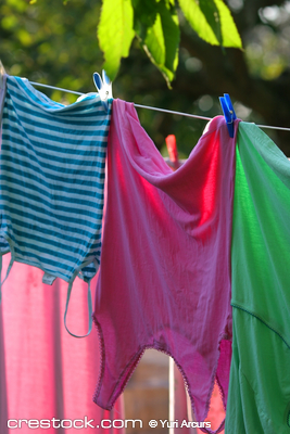 Colorful Clothes for drying