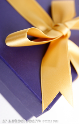 gift box with ribbon