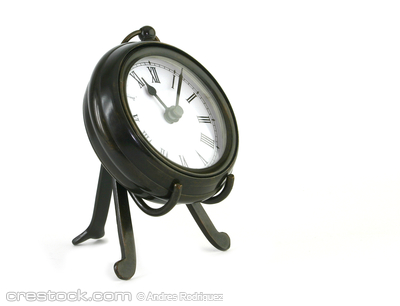 classic clock isolated